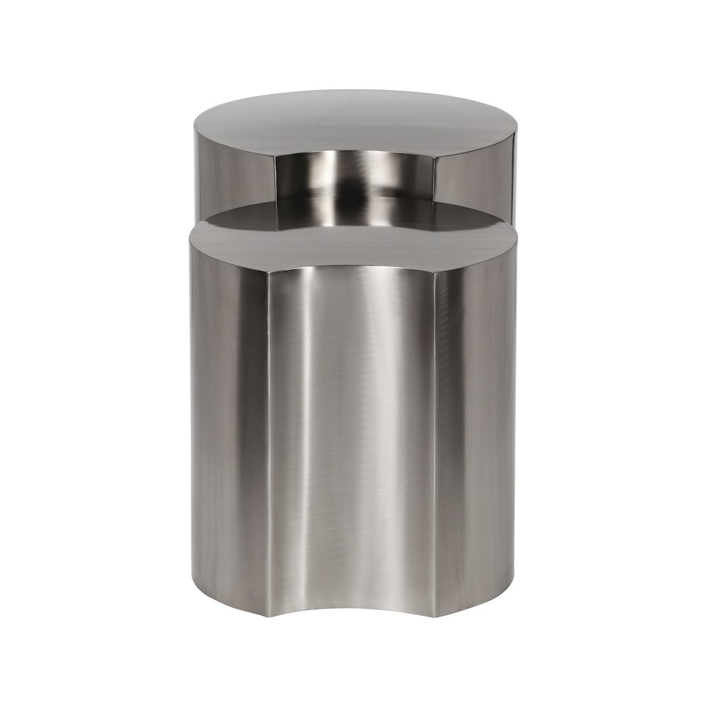 Dimple Silver End Table