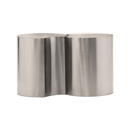 Dimple Silver End Table