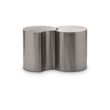 Dimple Silver End Table
