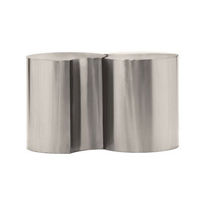 Dimple Silver End Table