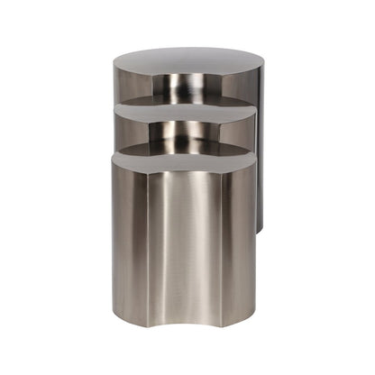 Dimple Silver End Table