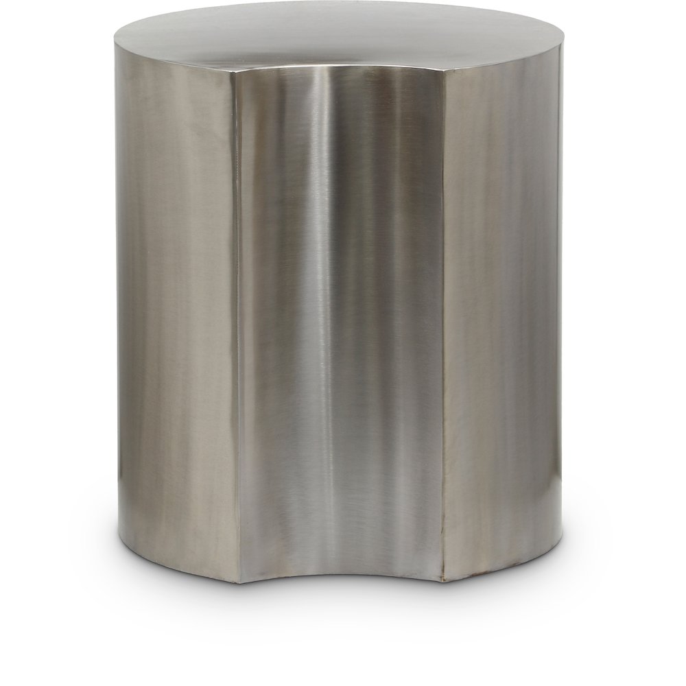Dimple Silver End Table