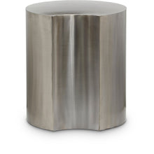 Dimple Silver End Table