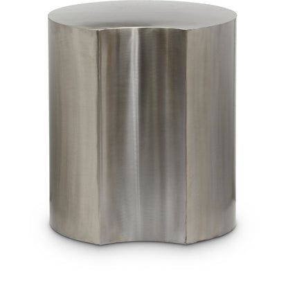 Dimple Silver End Table