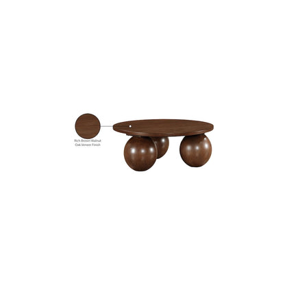 Fitch Brown Oak Veneer Coffee Table