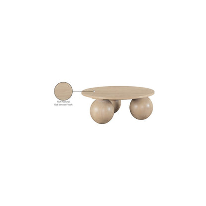 Fitch Natural Oak Veneer Coffee Table
