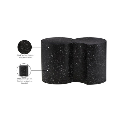Dimple Black End Table