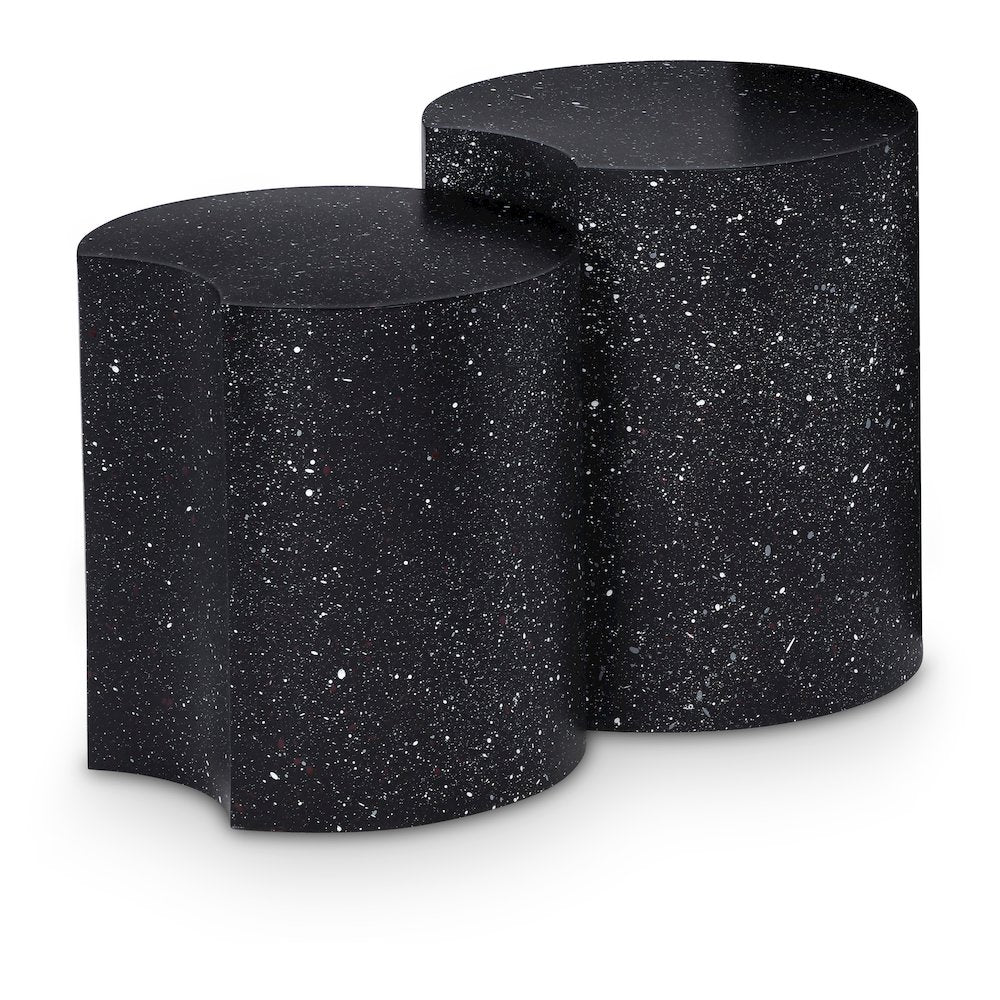 Dimple Black End Table