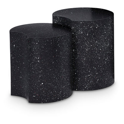 Dimple Black End Table