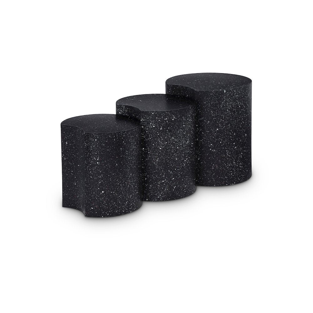 Dimple Black End Table