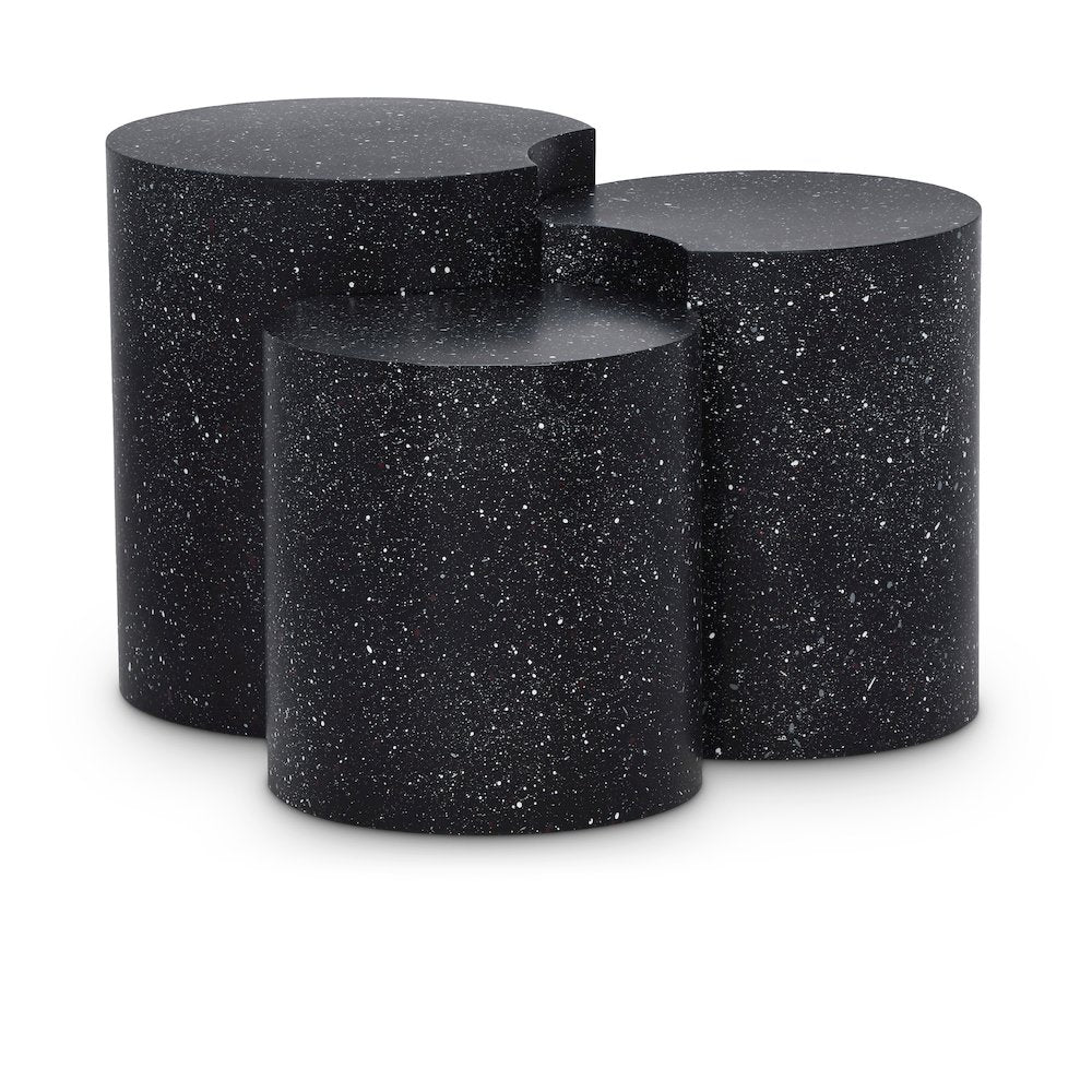 Dimple Black End Table