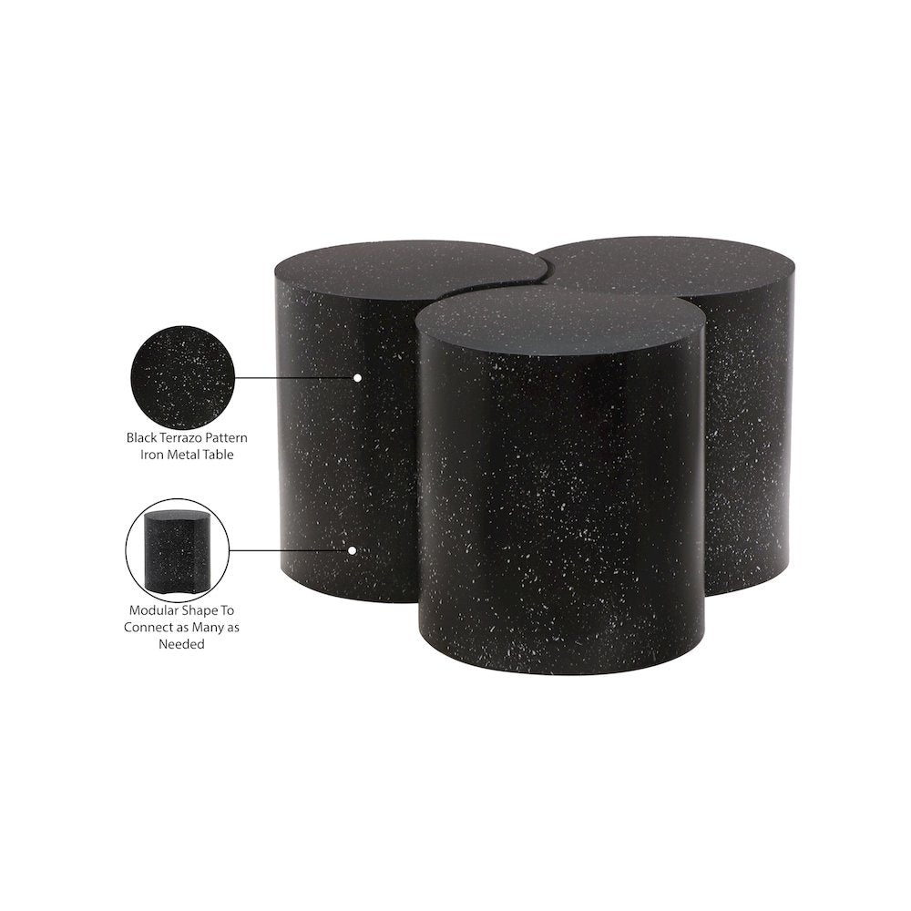 Dimple Black Coffee Table