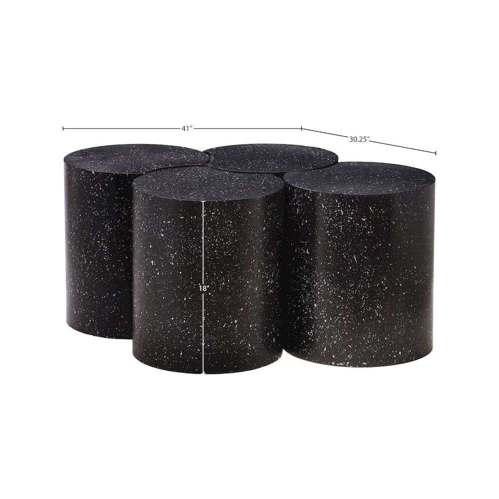Dimple Black Coffee Table