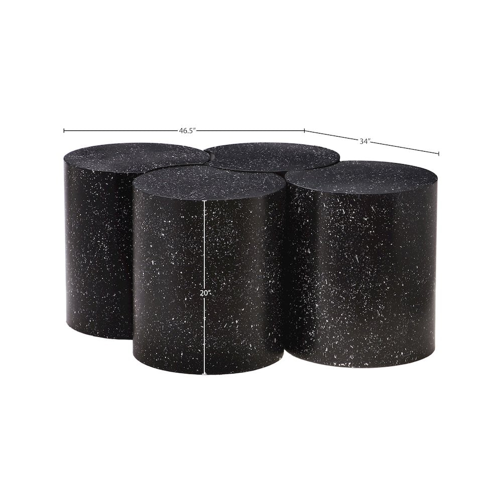 Dimple Black Coffee Table