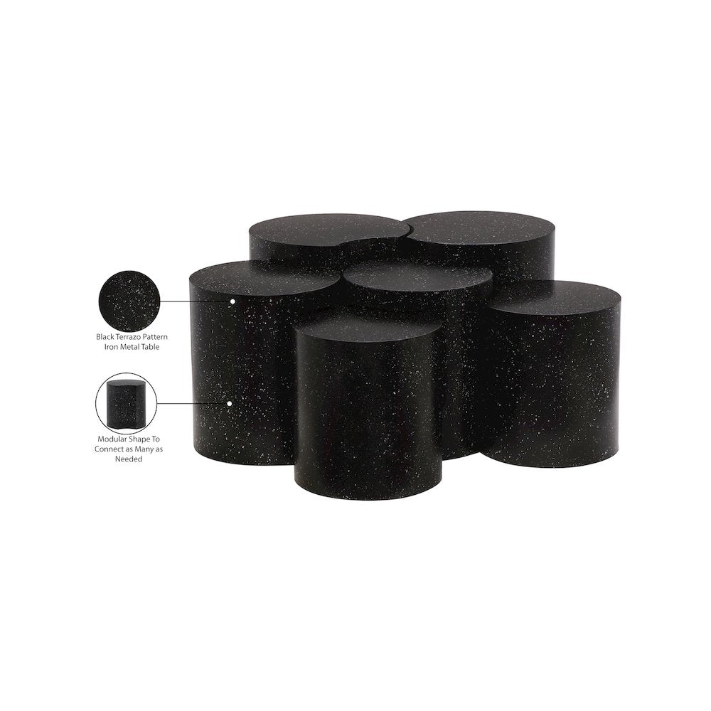 Dimple Black Coffee Table