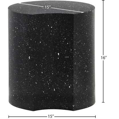 Dimple Black End Table