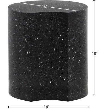 Dimple Black End Table