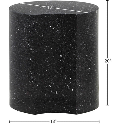 Dimple Black End Table
