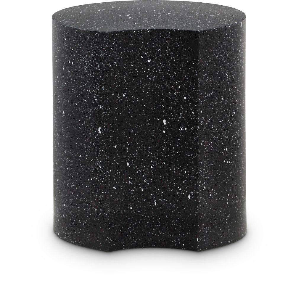 Dimple Black End Table