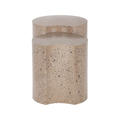 Dimple Taupe End Table