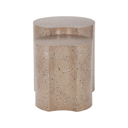 Dimple Taupe End Table
