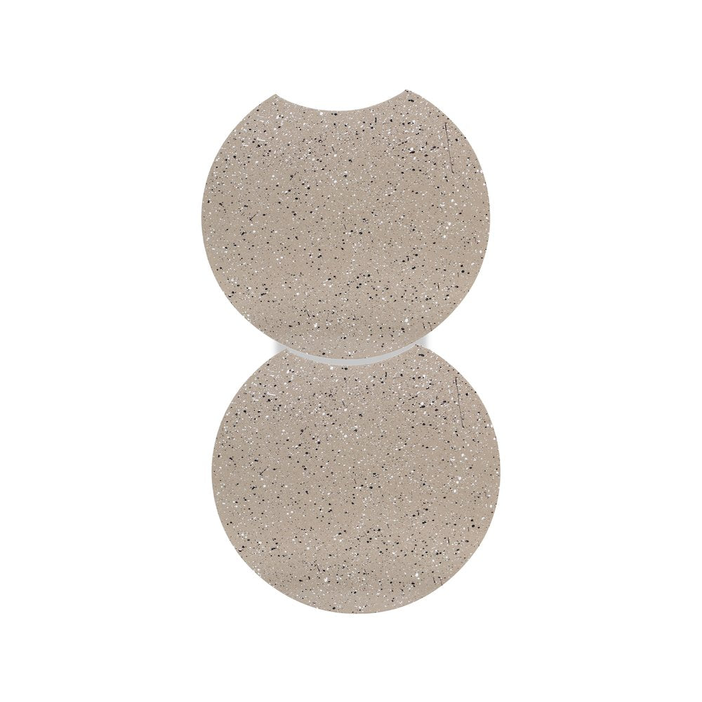 Dimple Taupe End Table