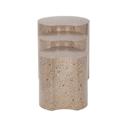 Dimple Taupe End Table