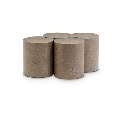 Dimple Taupe Coffee Table