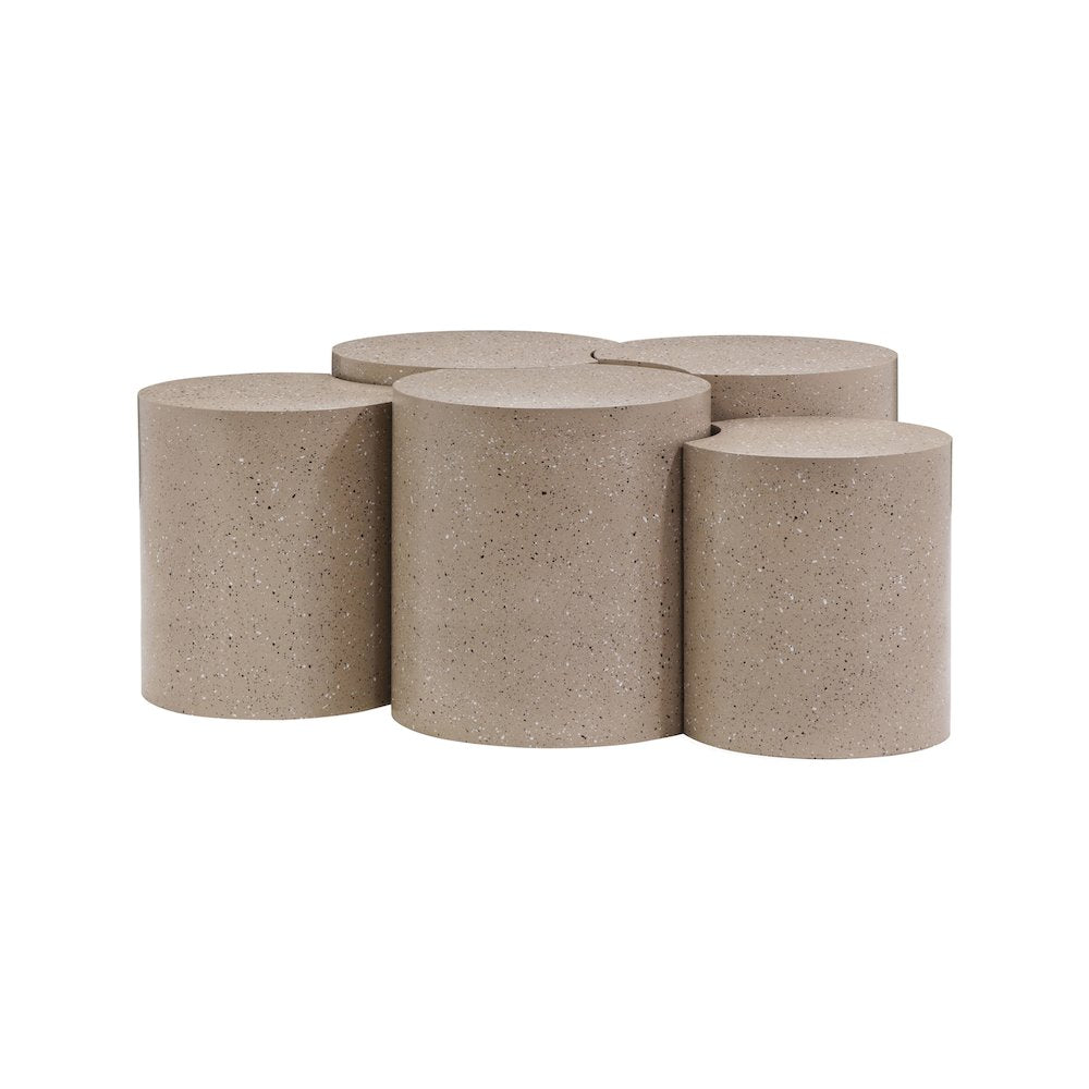 Dimple Taupe Coffee Table