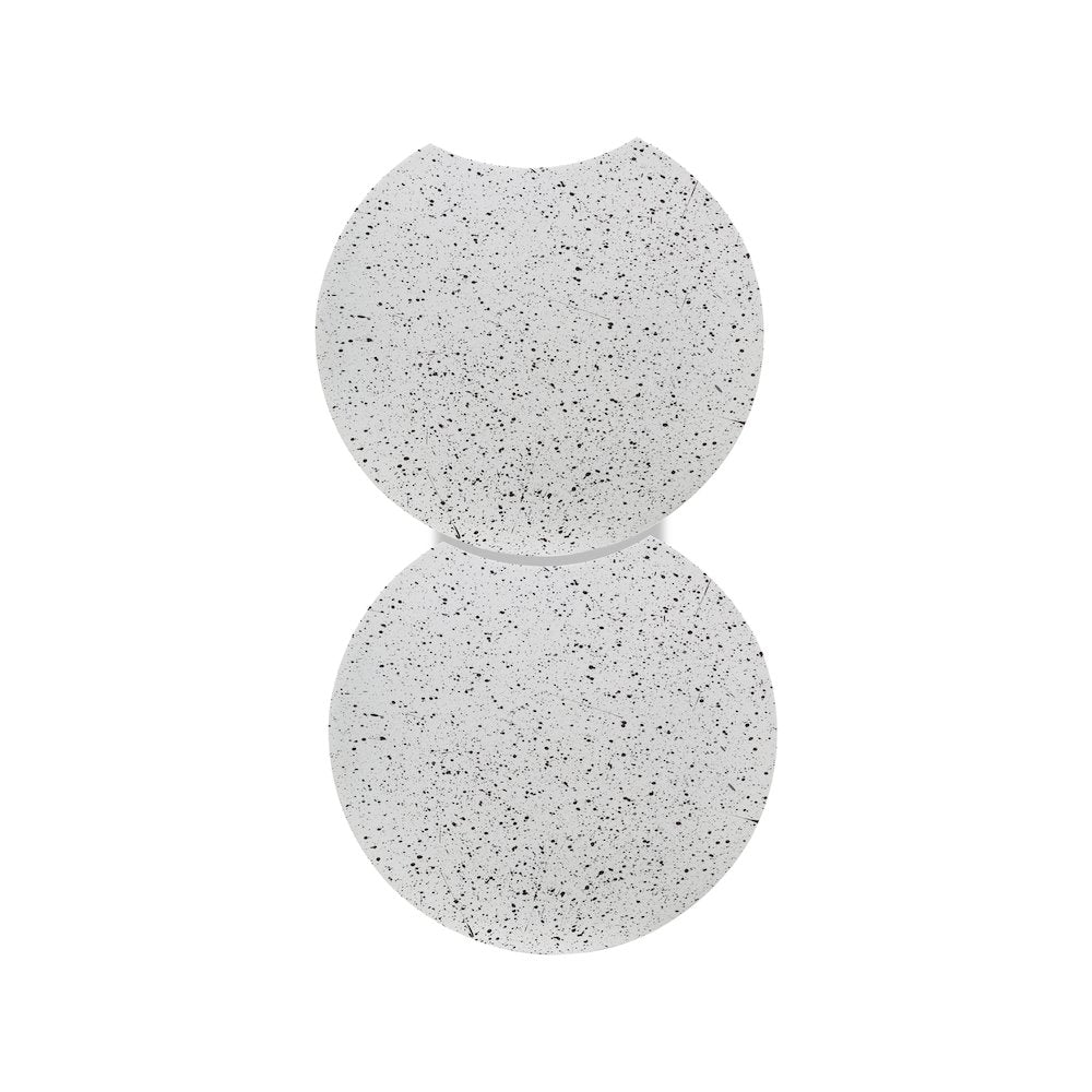 Dimple White End Table