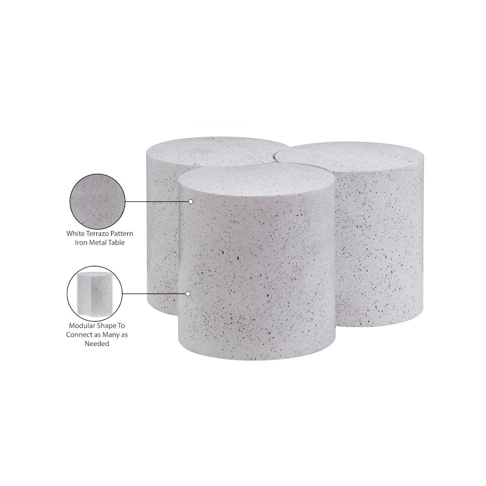 Dimple White Coffee Table