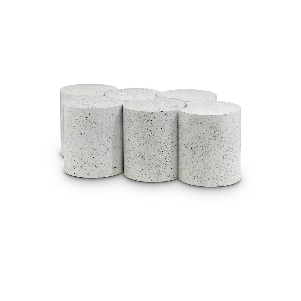 Dimple White Coffee Table