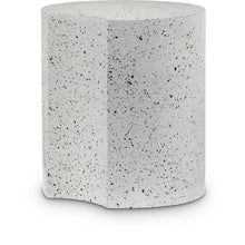 Dimple White End Table
