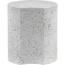Dimple White End Table