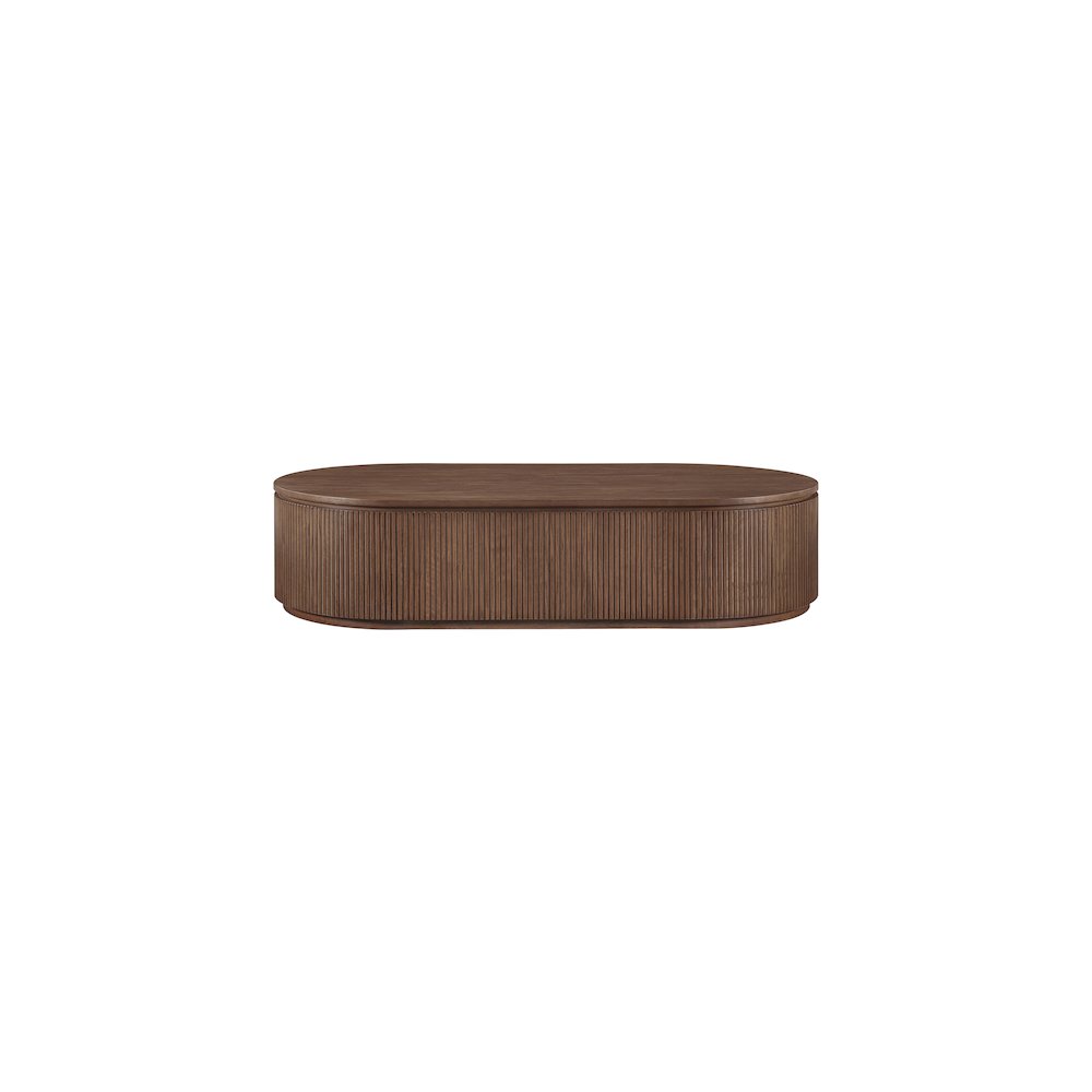 Moana Brown Rubberwood Coffee Table