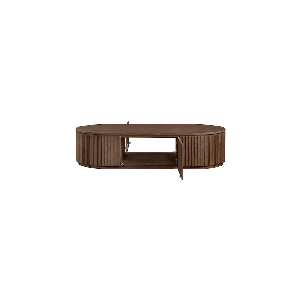 Moana Brown Rubberwood Coffee Table