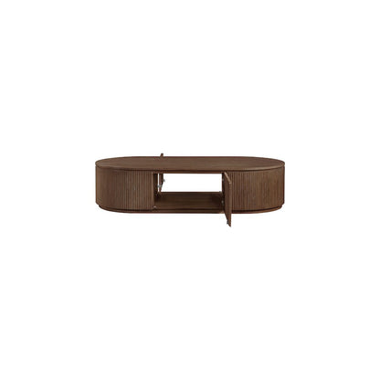 Moana Brown Rubberwood Coffee Table