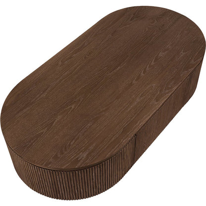 Moana Brown Rubberwood Coffee Table