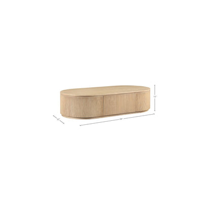 Moana Natural Rubberwood Coffee Table