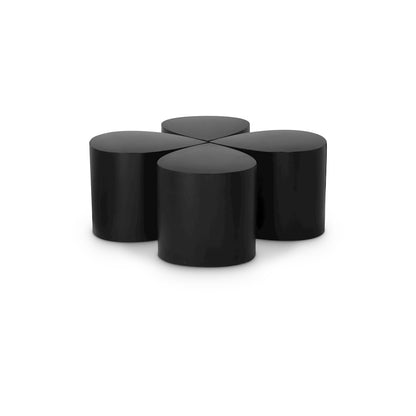 Petal Black Coffee Table