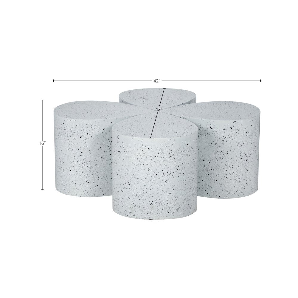 Petal White Coffee Table