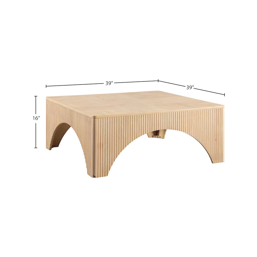 Eloise Natural Oak Veneer Coffee Table