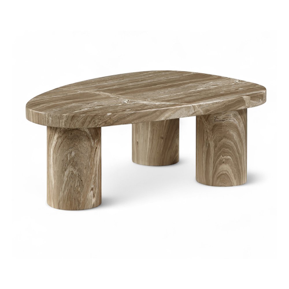 Teramo Beige Concrete Indoor/Outdoor Coffee Table