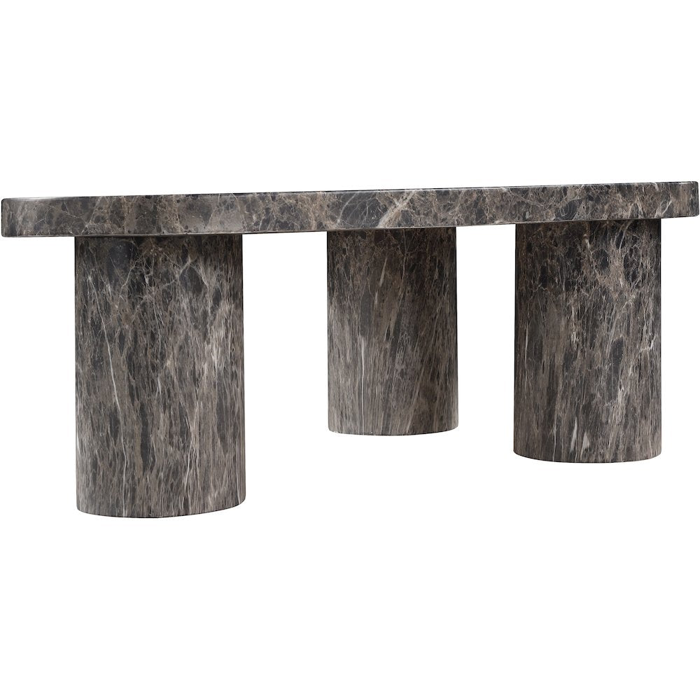 Teramo Brown Concrete Indoor/Outdoor Coffee Table
