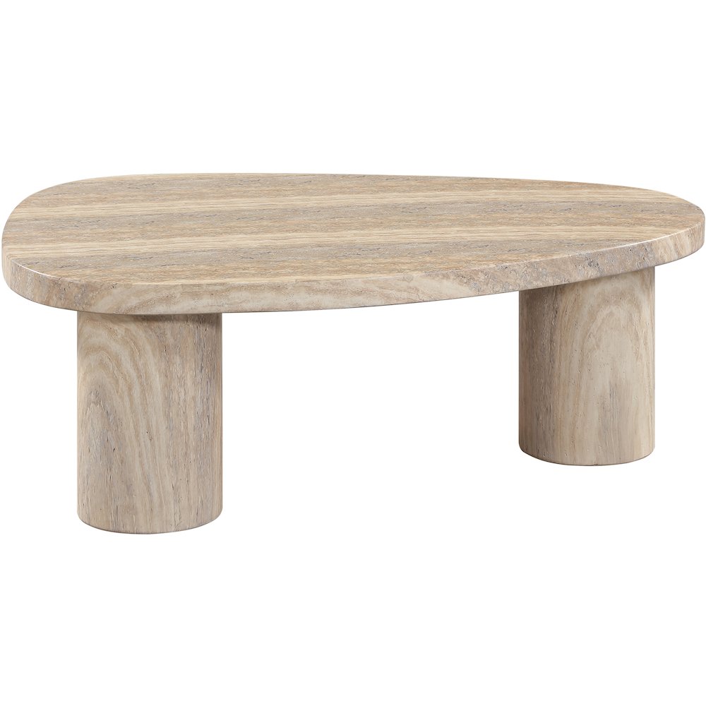 Teramo Travertine Concrete Indoor/Outdoor Coffee Table