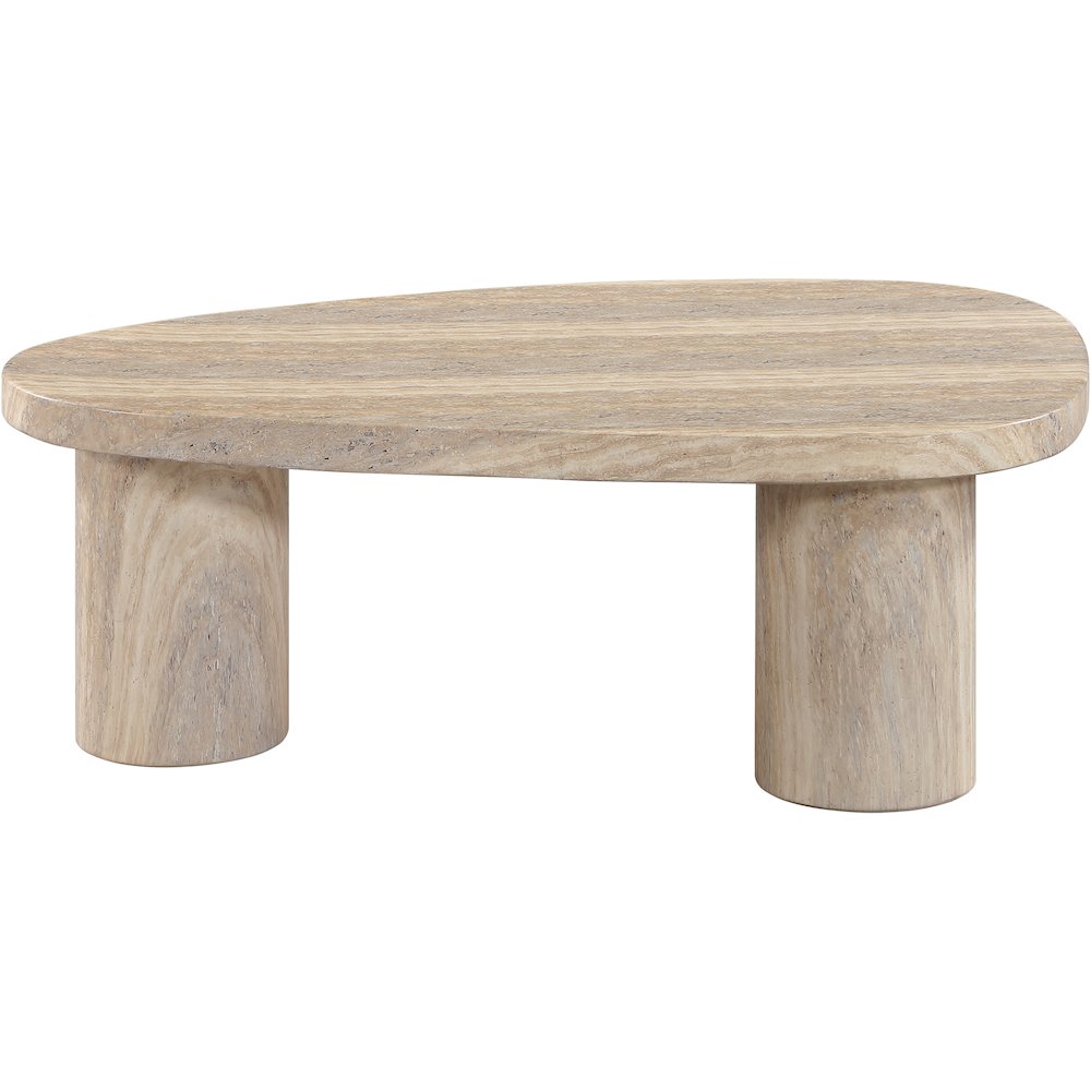Teramo Travertine Concrete Indoor/Outdoor Coffee Table