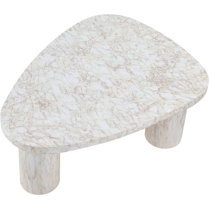 Teramo White Concrete Indoor/Outdoor Coffee Table