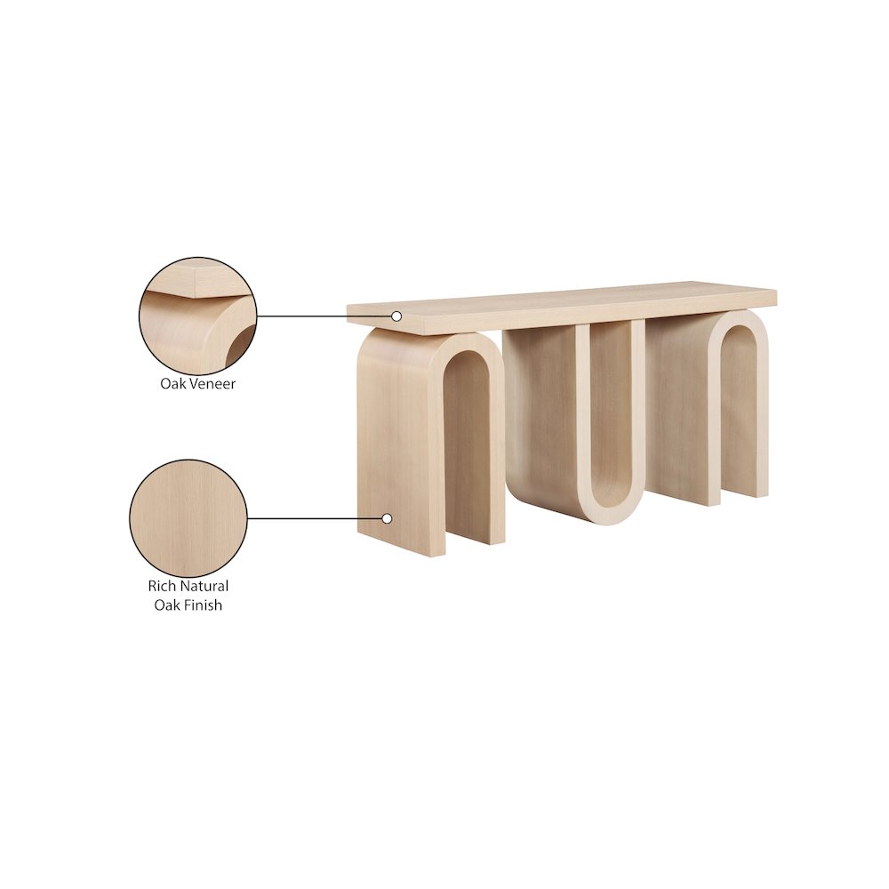 Westbourne Natural Console Table