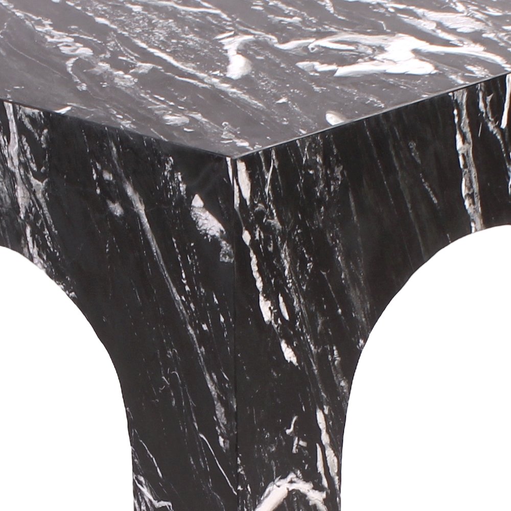 Palermo Black Marble End Table