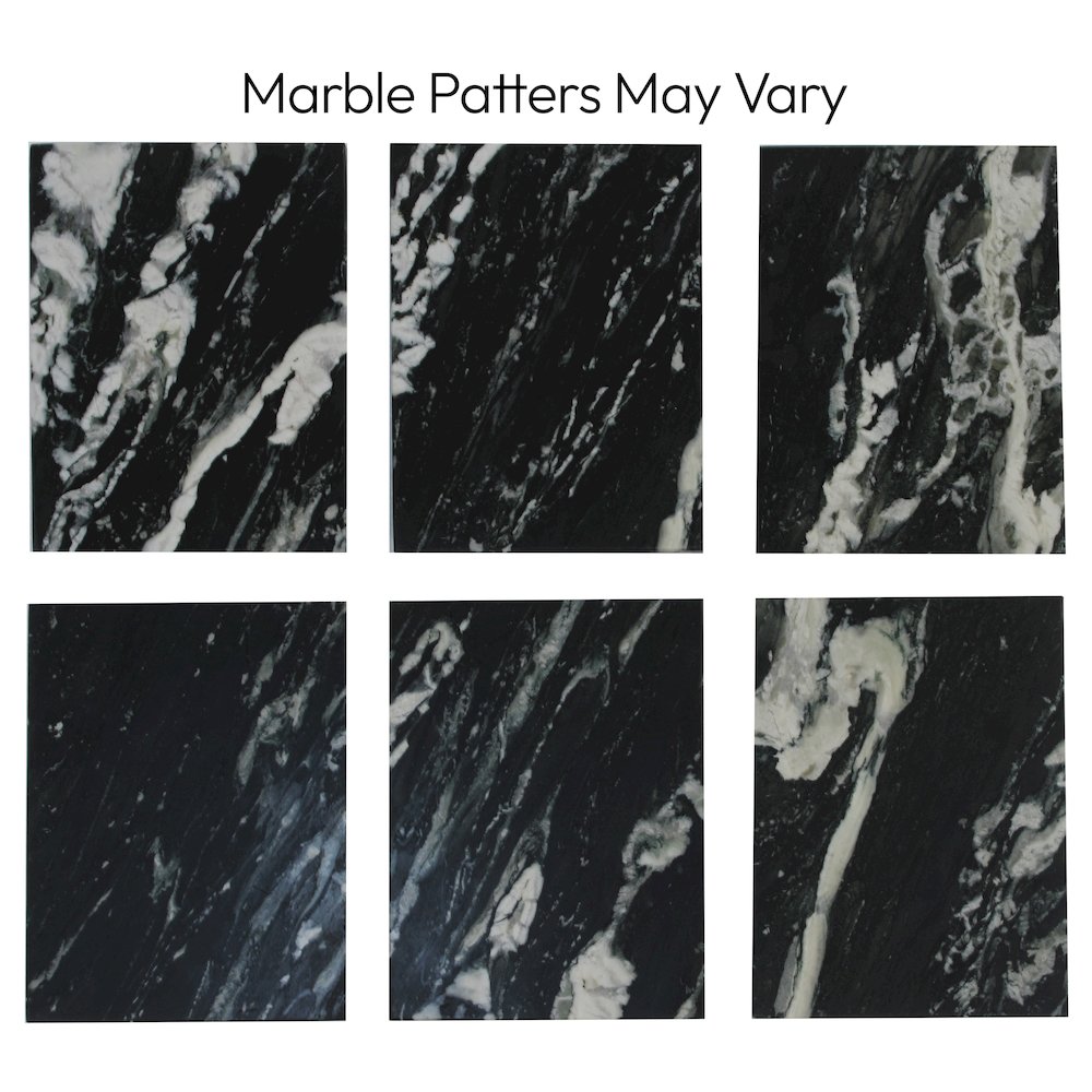 Palermo Black Marble End Table